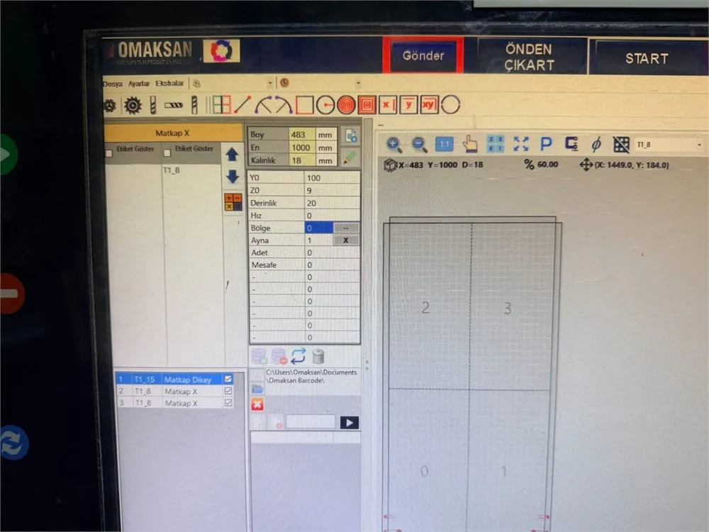 Omaksan Holemaster 4000 X-LINE CNC Delik Delme Makinesi (2023) — 14/15