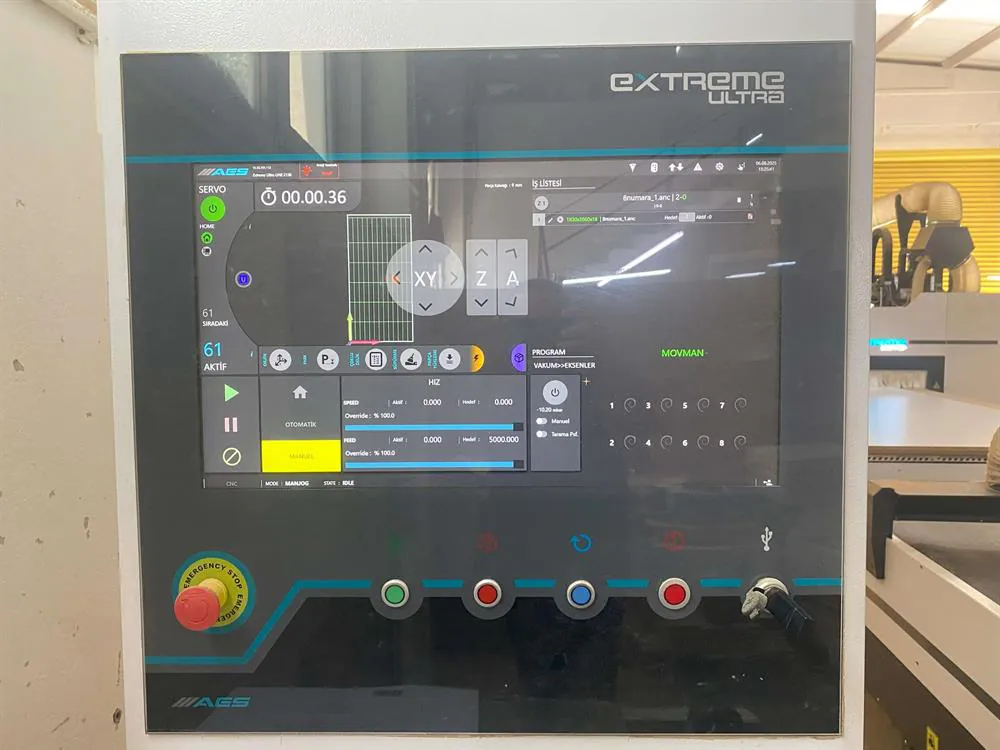 AES Extreme Ultra Line 2136 CNC Nesting Makinesi (2023) — 10/14