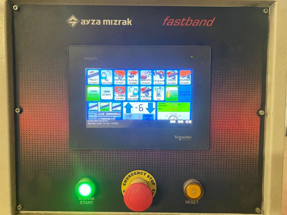 Ayza Mızrak Fastband Belt 423 Kayışlı Kenar Bantlama Makinesi (2017) — 8/9