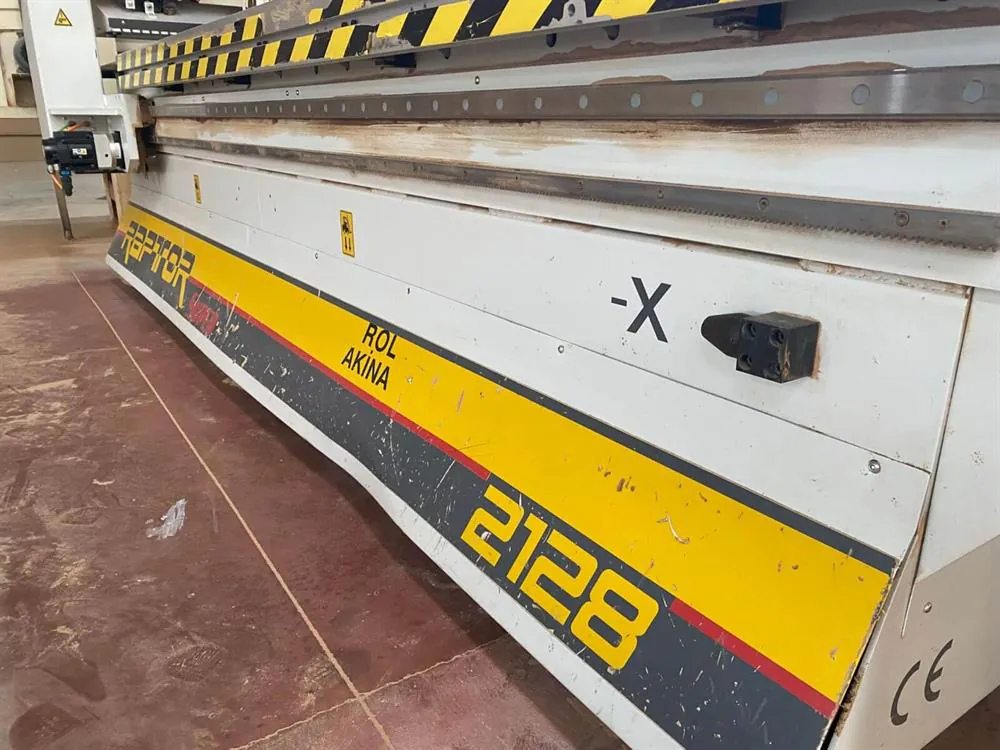AES Raptor 2128 Düz Tabla CNC Makinesi (2018) — 2/9