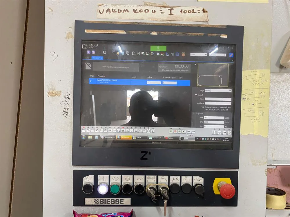 Biesse Rover S FT 2243 Düz Tabla CNC Nesting Makinesi (2016) — 6/14