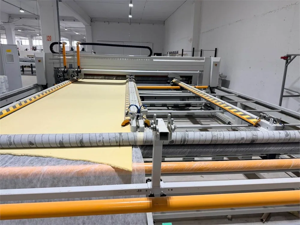 ELEKTROTEKS HYDRA Çift Kafa Çift Kasnak Kontinü Kapitone Dikiş Makinesi (2020) — 10/14