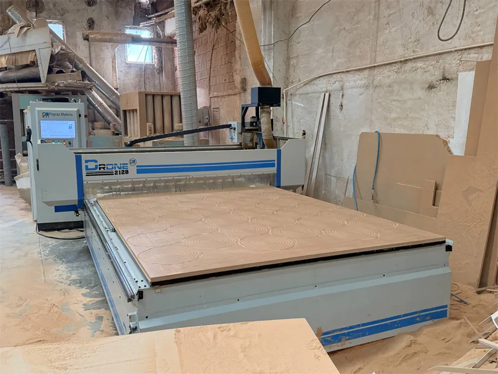 Poyraz Makina Drone 2128 Düz Tabla CNC Makinesi (2021) — 2/16