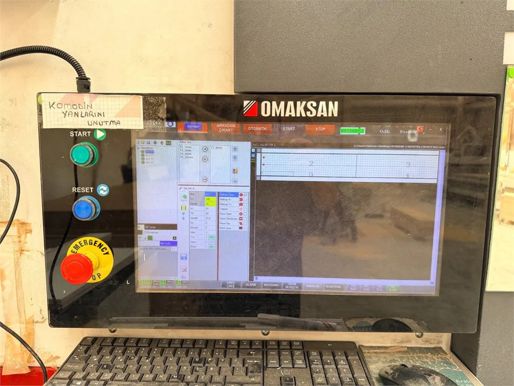 OMAKSAN 4000 X-Line Cnc Delik Makinesi (2020) — 6/12