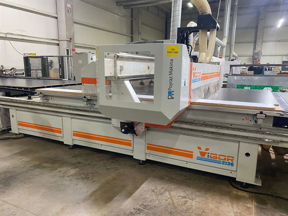 Poyraz CNC Vigor 2136 CNC Nesting Makinesi (2020) — 4/16