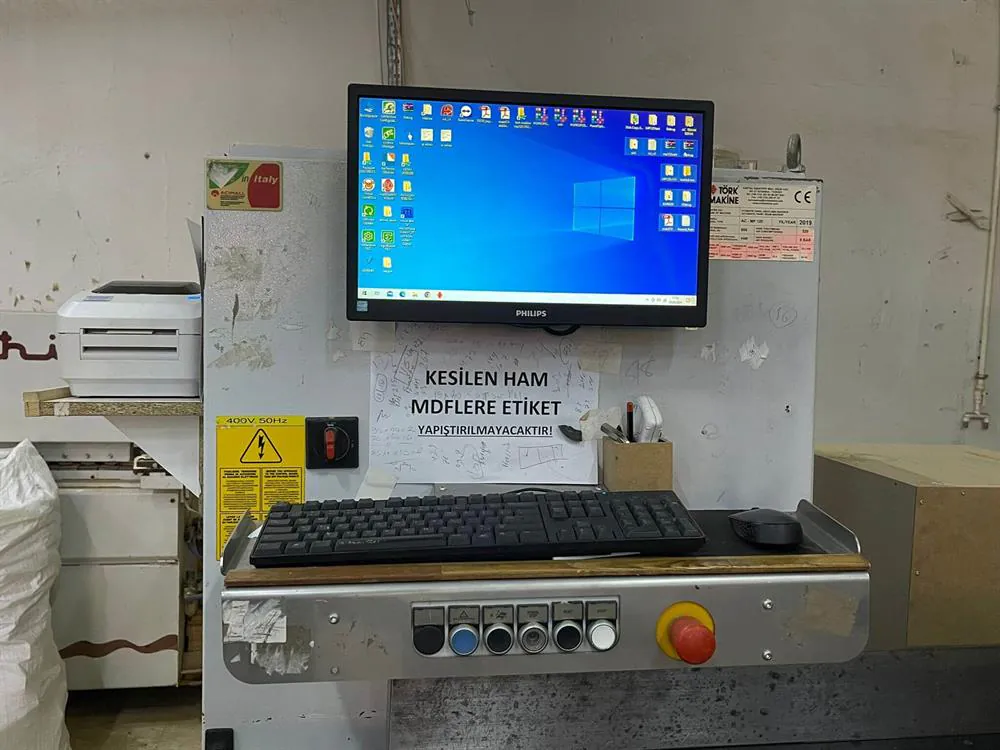 Törk Makine Mp 120 Önden Yüklemeli Panel Ebatlama Makinesi (2019) — 6/9