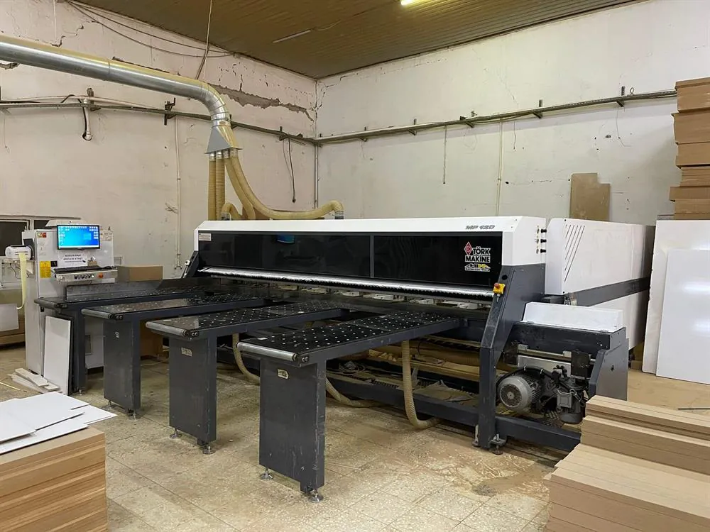 Törk Makine Mp 120 Önden Yüklemeli Panel Ebatlama Makinesi (2019) — 2/9