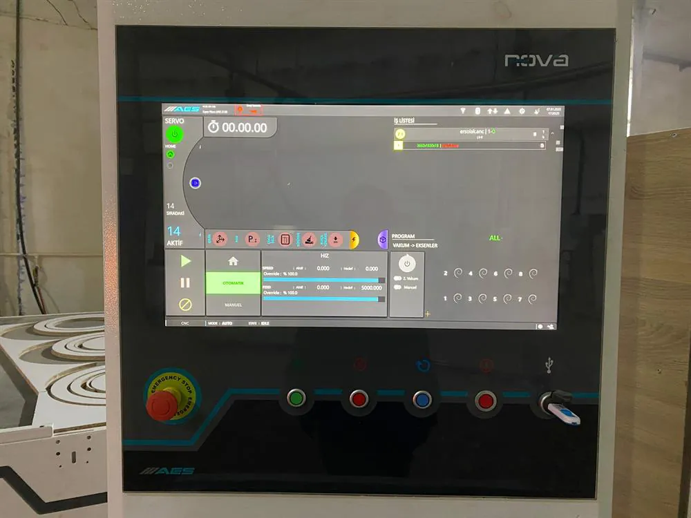 AES Süper Nova Line 2136 CNC Nesting Makinesi (2023) — 14/21