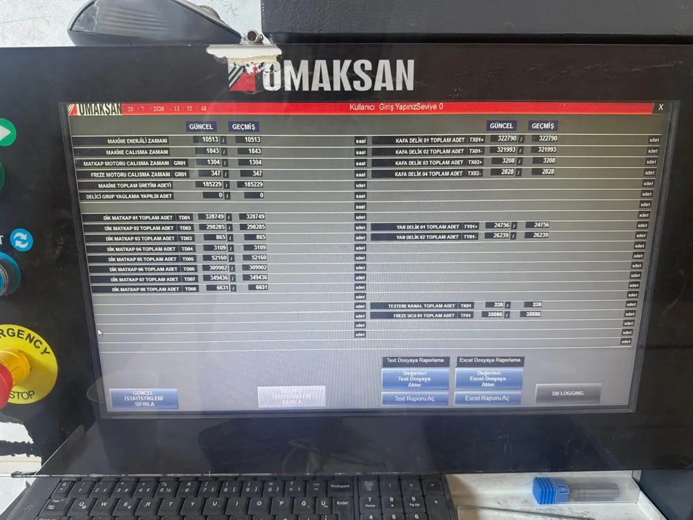 Omaksan 4000 Xline CNC Delik Makinesi (2021) — 4/6