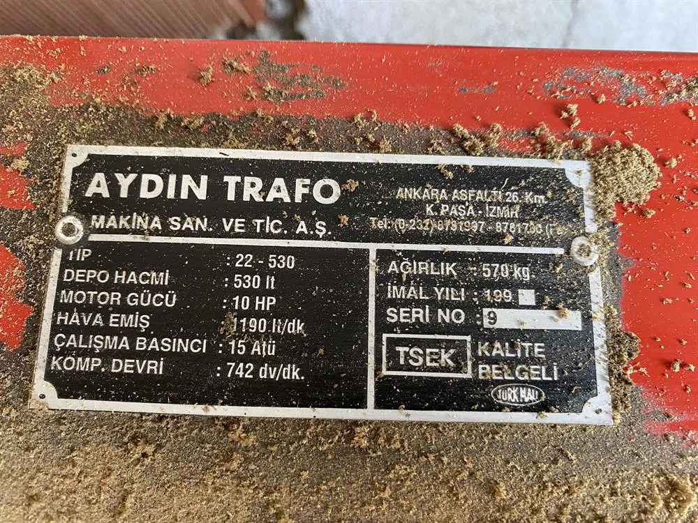 Aydın Trafo Piston Compressor (1999) — 7/7