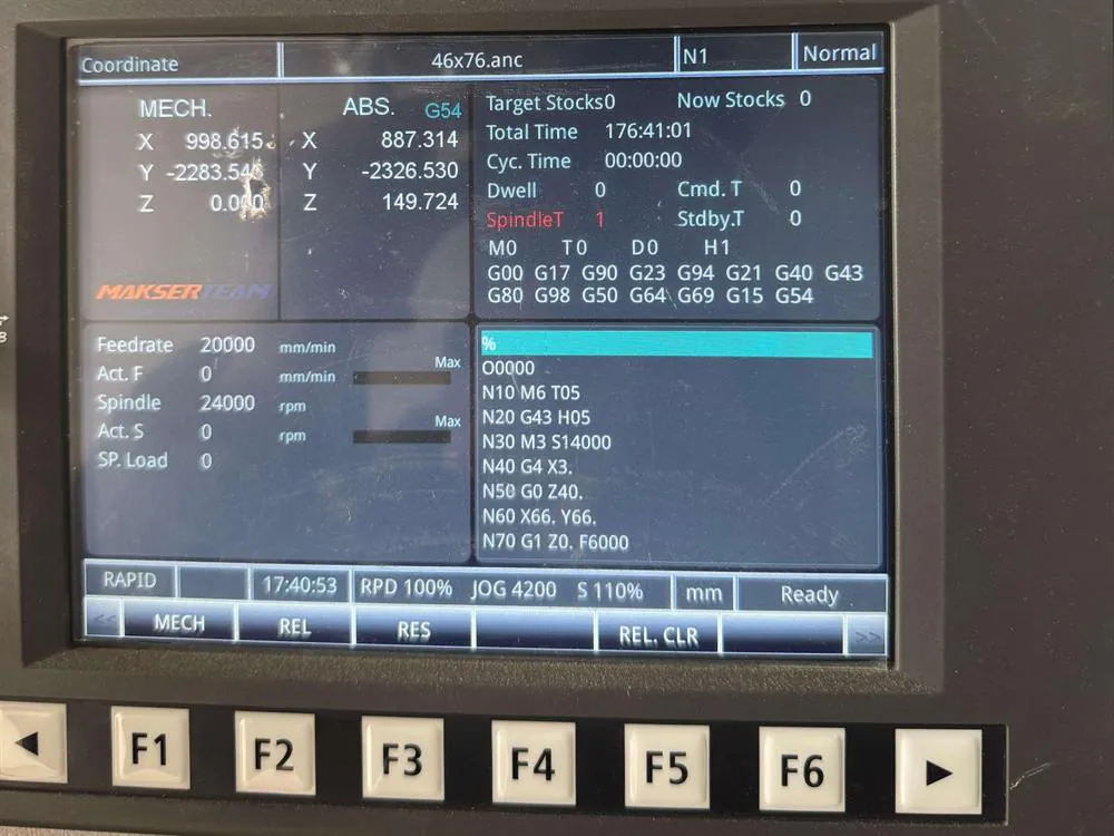 Makser Makine 2136 Premium Düz Tabla CNC Makinesi (2024) — 17/20
