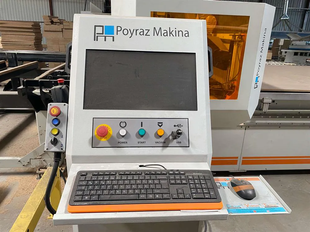 Poyraz Süper Vigor 2136 CNC Nesting Makinesi (2022) — 8/18