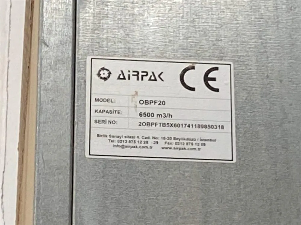 Airpak OBHPF20 Toz Toplama Sistemi (2020) — 3/3