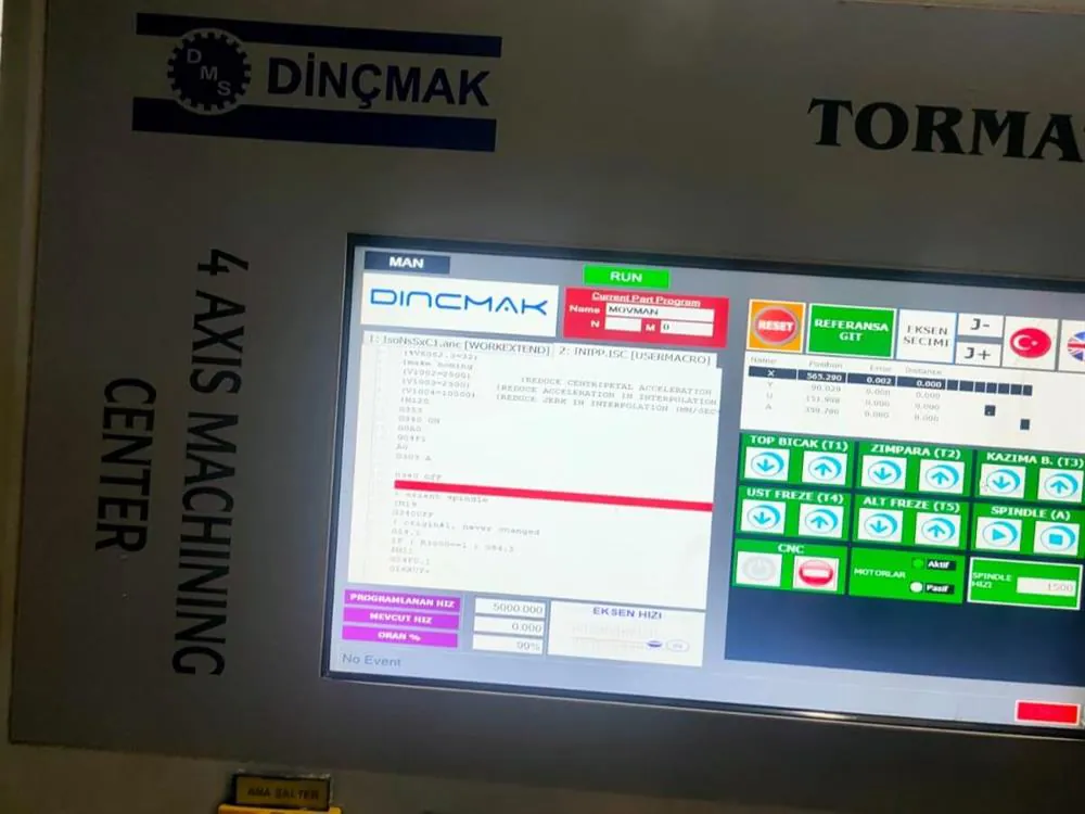 Dinçmak Tormat Joker CNC Ahşap Torna Makinesi (2019) — 5/6