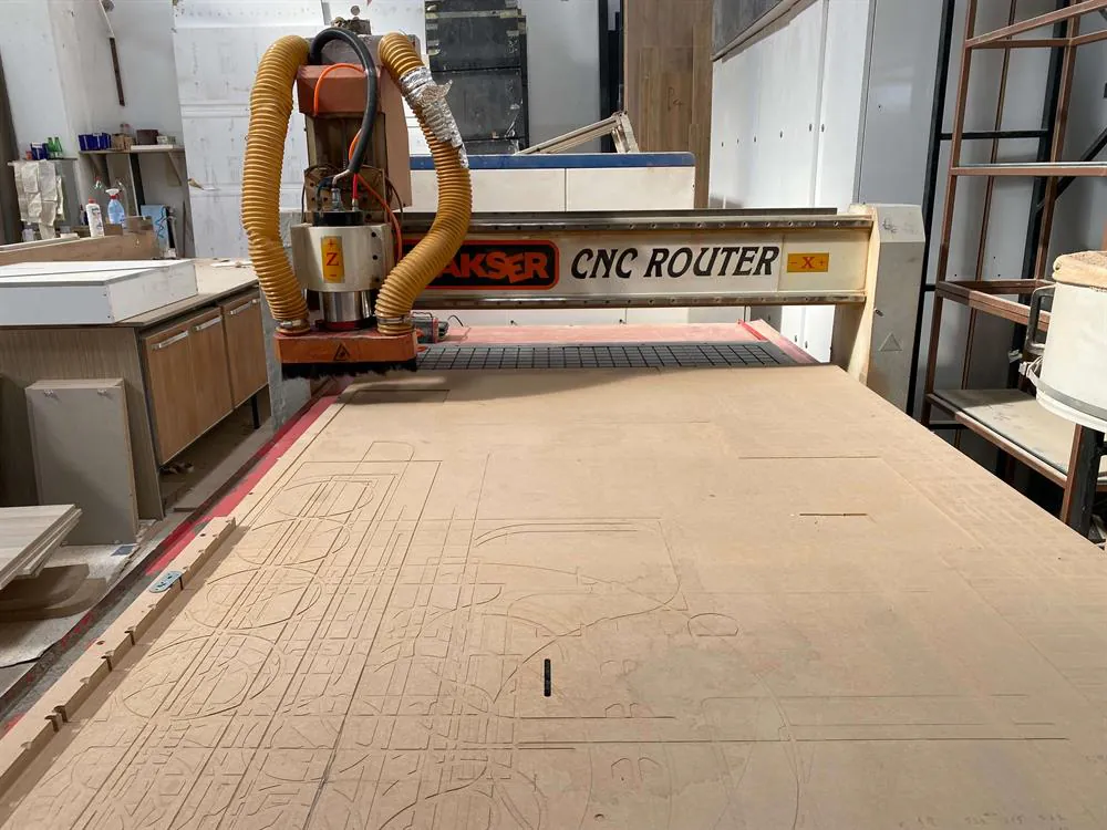 Makser Makine 1325 Düz Tabla CNC Makinesi — 6/13