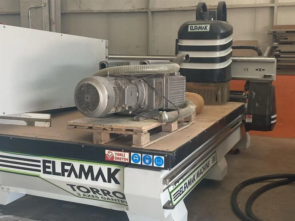 Elfamak Torro 2128 Düz Tabla CNC Makinesi (2021) — 5/8