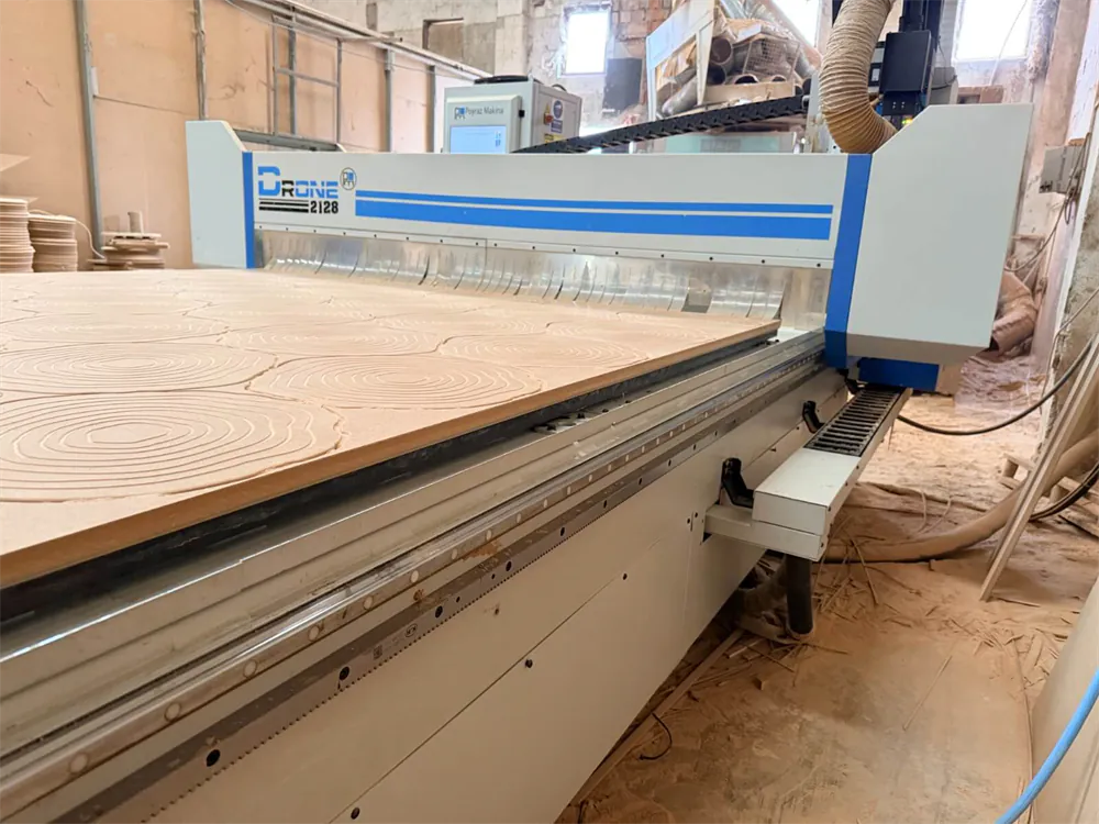 Poyraz Makina Drone 2128 Düz Tabla CNC Makinesi (2021) — 6/16