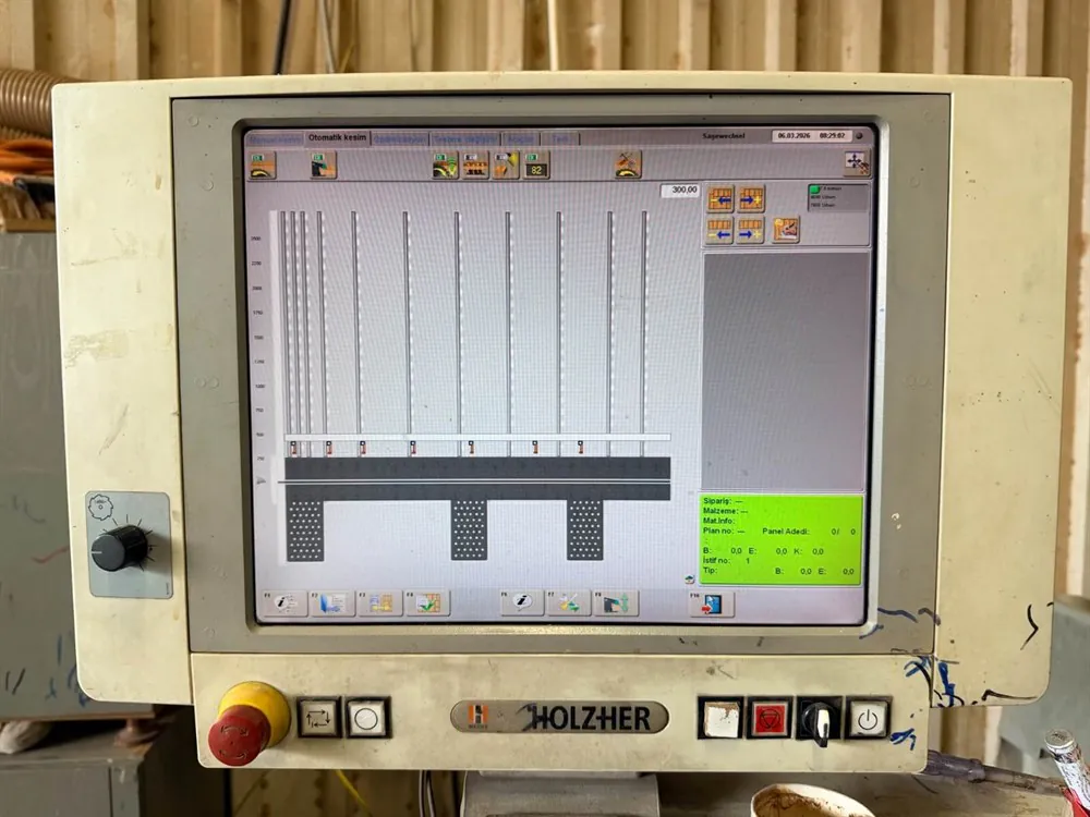 Holzher 6120 Önden Yüklemeli Panel Ebatlama Makinesi (2011) — 9/9