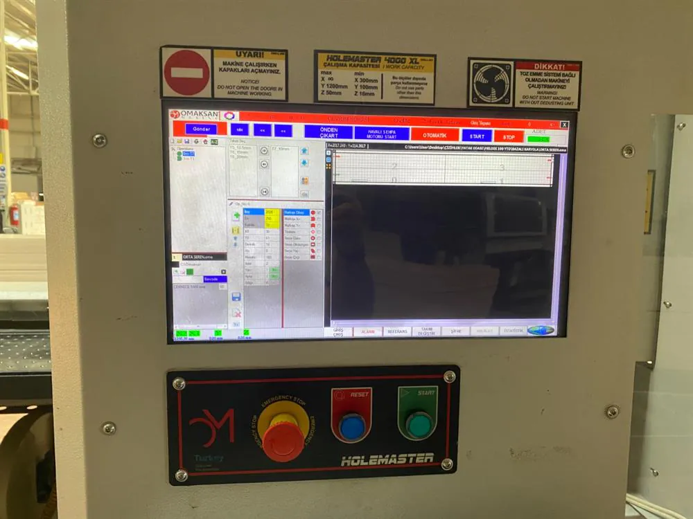 Omaksan Holemaster 4000 Xline CNC Delik Makinesi (2018) — 7/12