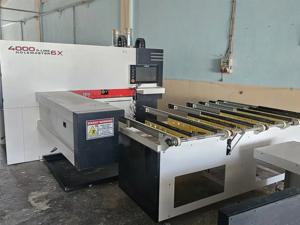 Omaksan Makine 4000 D-Line 6X CNC Delik Delme Makinesi (2023) — 18/19