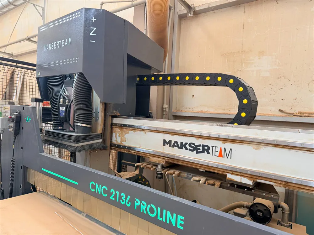 Makser Makine Proline 2136 CNC Nesting Makinesi (2019) — 6/9