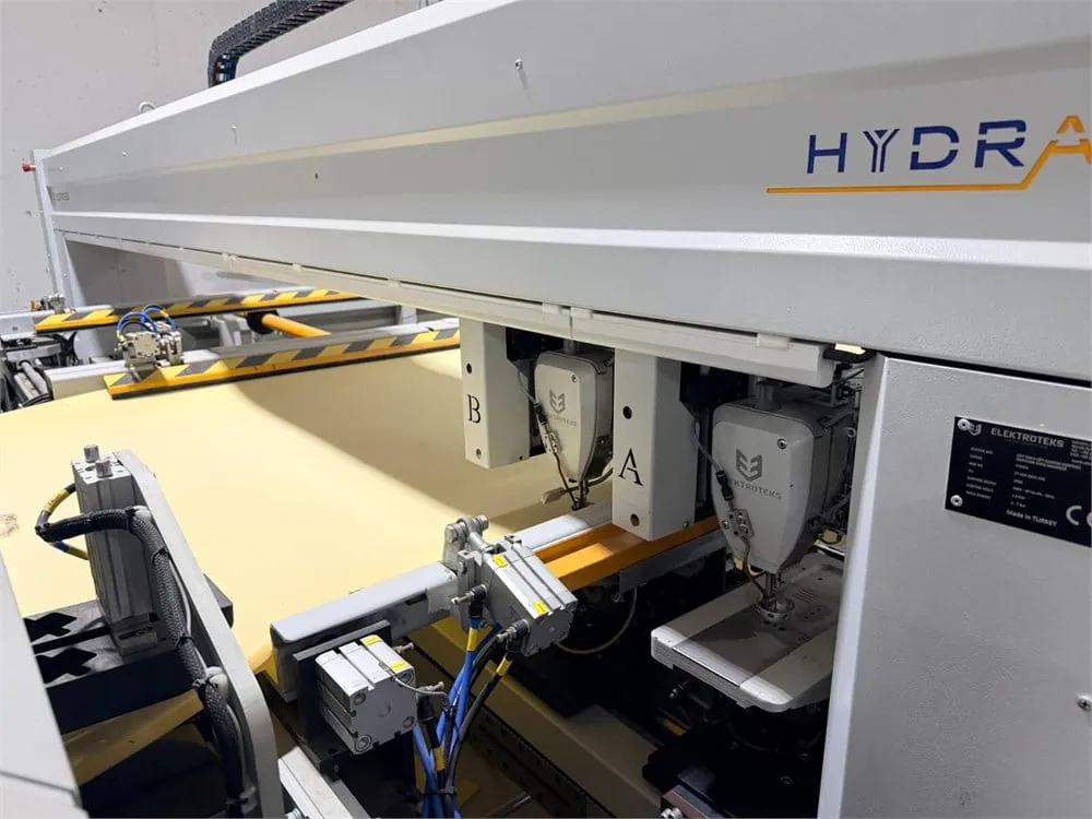 ELEKTROTEKS HYDRA Çift Kafa Çift Kasnak Kontinü Kapitone Dikiş Makinesi (2020) — 8/14