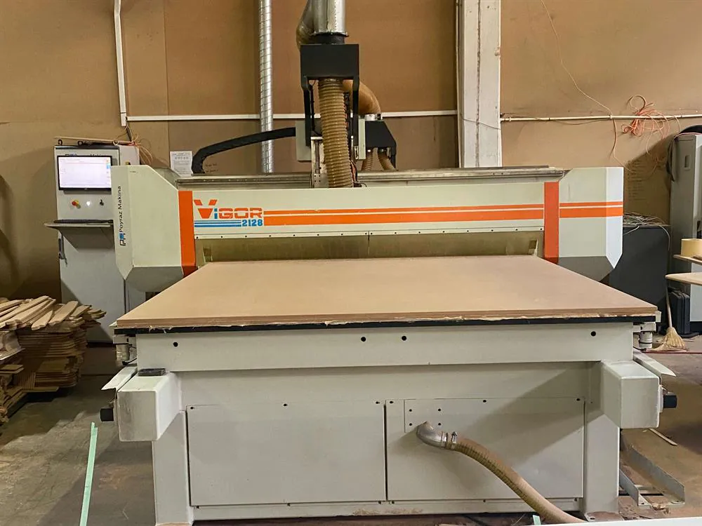 Poyraz Vigor 2128 Düz Tabla CNC Makinesi (2019) — 7/12