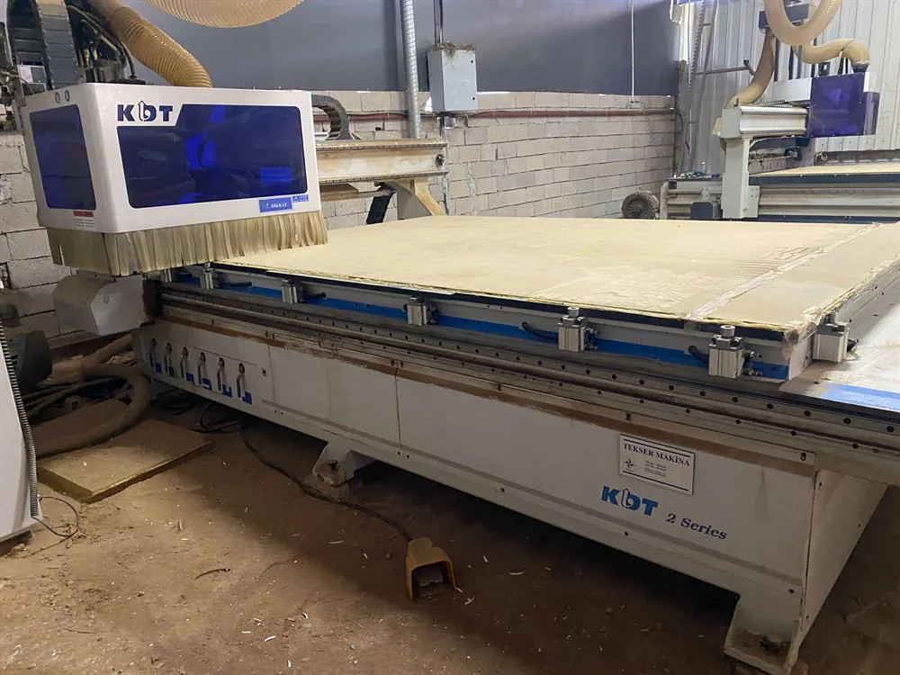 KDT Kn 2710 E Düz Tabla CNC Router (2020) — 3/16
