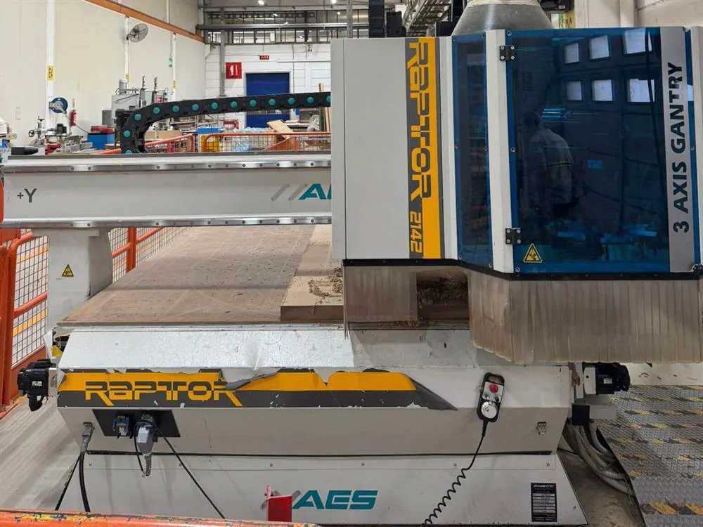AES Raptor 2142 Düz Tabla CNC Makinesi (2015) — 2/8