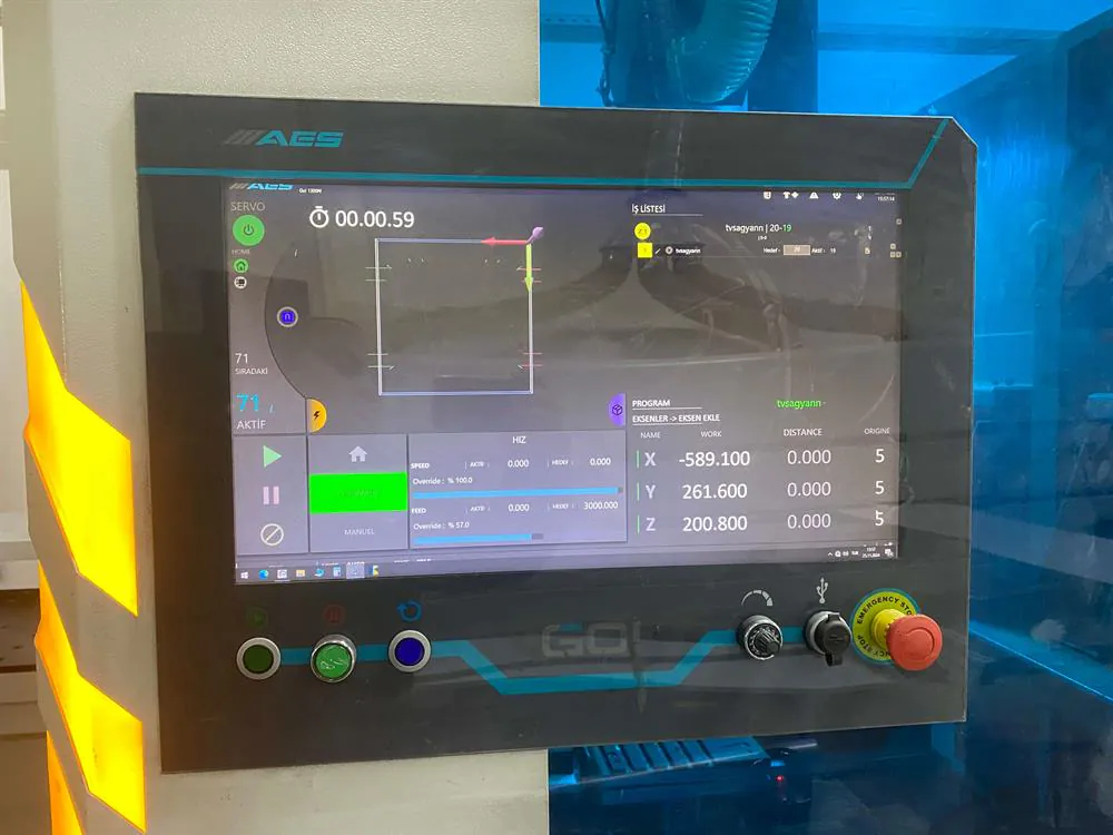 AES Go 1300 M CNC Frezeli Delik Makinesi (2020) — 6/10