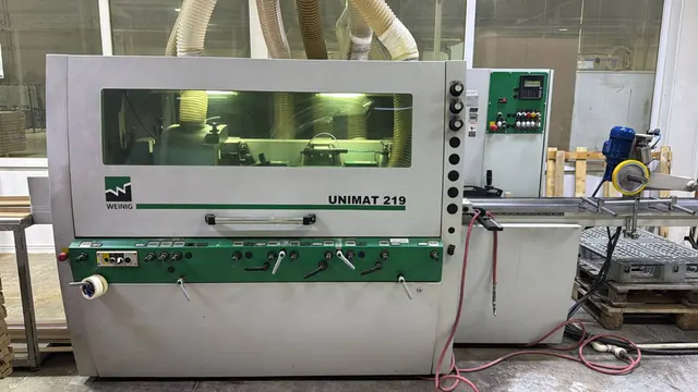 Weinig Unimat 219 Profil Çekme Makinesi (2015)