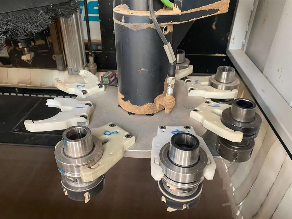AES Raptor 2128 Düz Tabla CNC Makinesi (2018) — 7/9