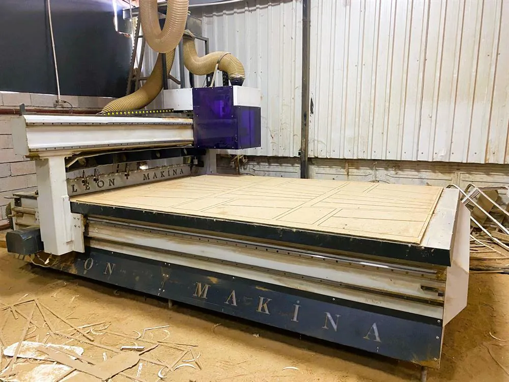 Leon 2128 Düz Tabla CNC Makinesi (2020) — 3/16