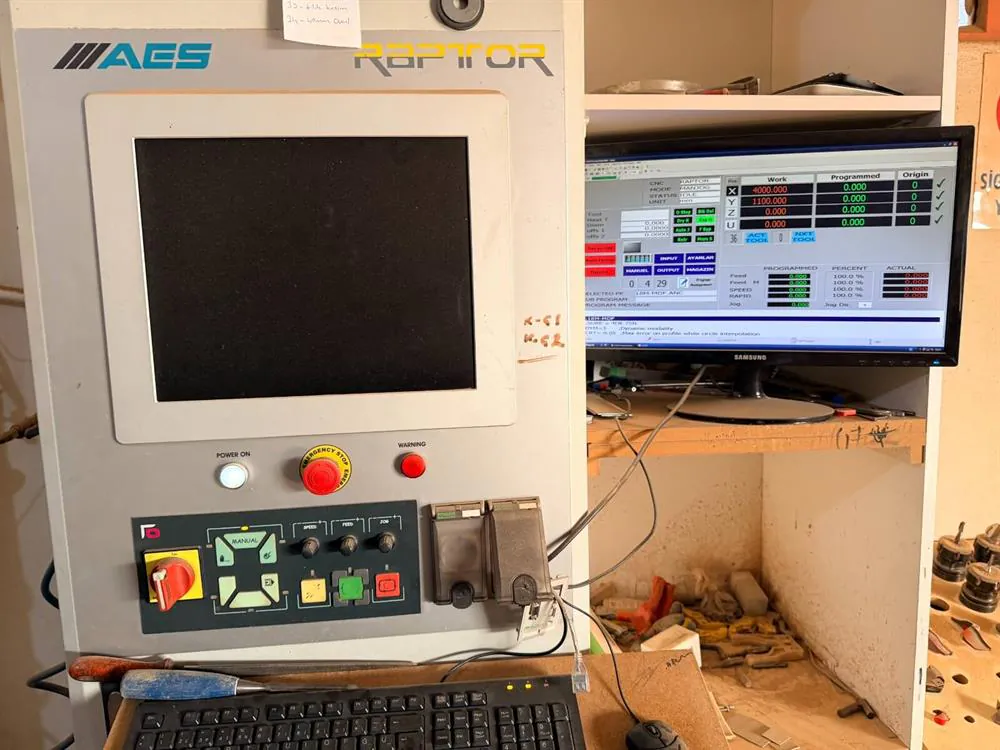AES Raptor 2142 CNC Nesting Makinesi — 7/16