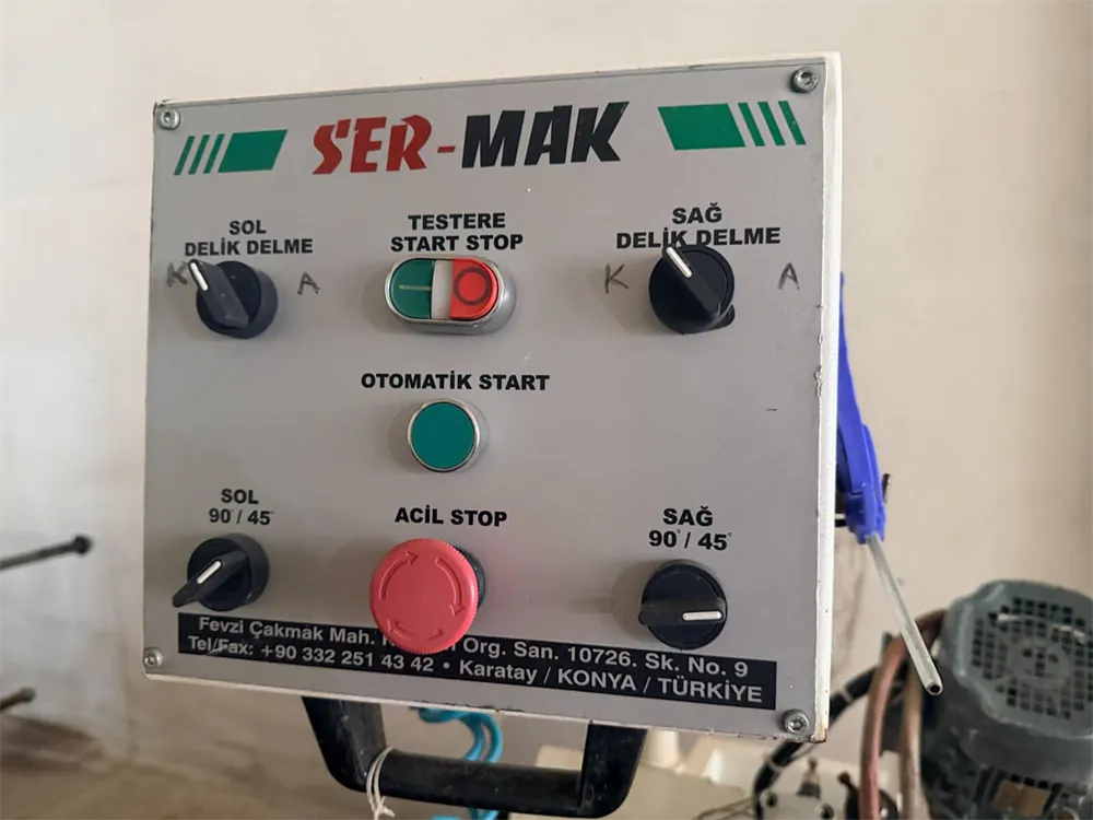 Sermak St 2300 Kasa Kesme ve Delik Makinesi — 6/7