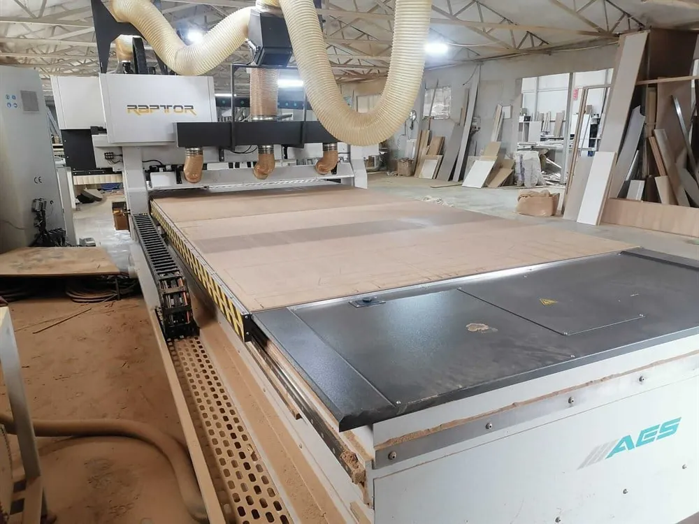 AES Raptor 2142 CNC Nesting Makinesi (2021) — 5/8