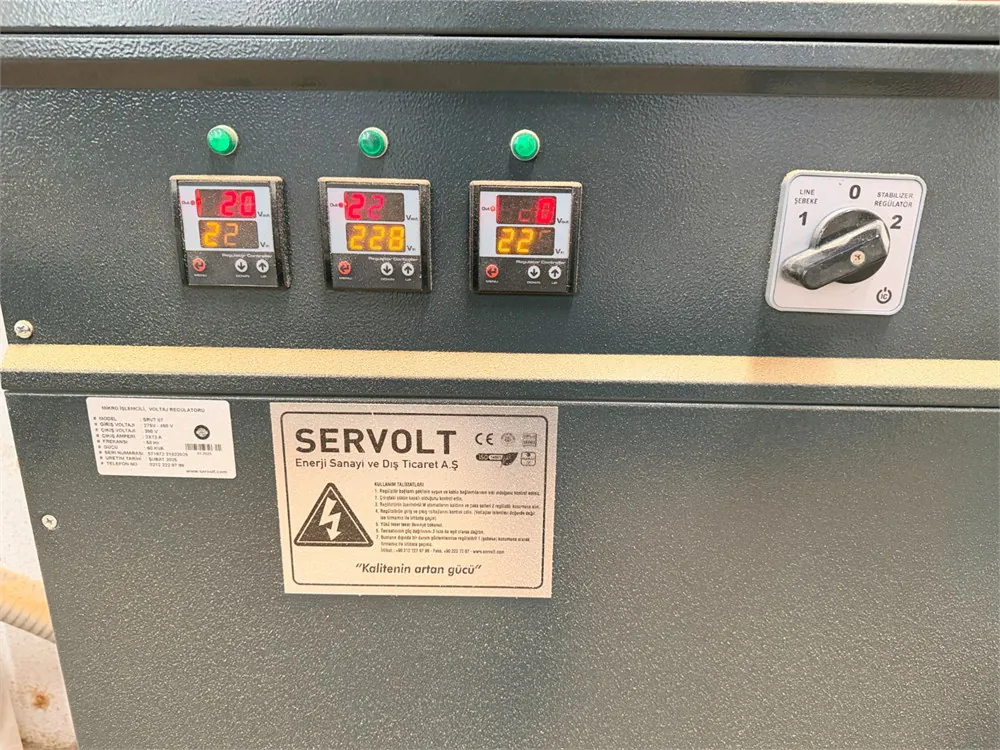 Servolt SRVT 07 Trifaze Servo Voltaj Regülatörü (2025) — 2/2