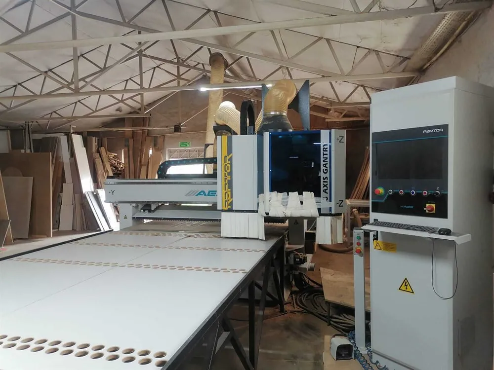 AES Raptor 2142 CNC Nesting Makinesi (2021) — 4/8