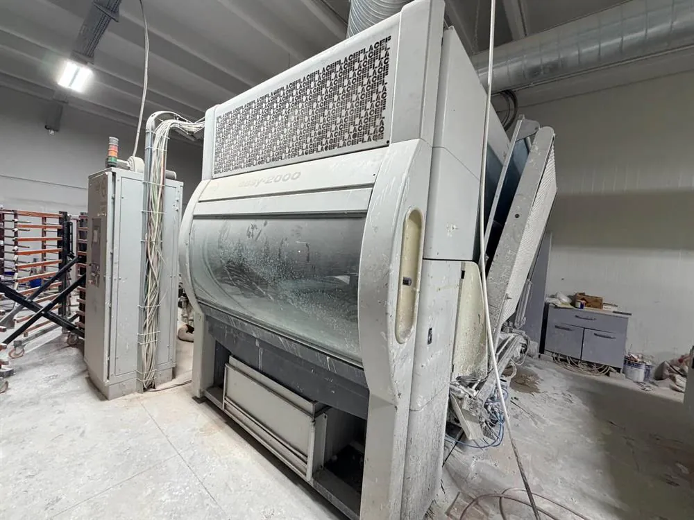 Cefla Easy 2000/D Boya Atım ve Kurutma Fırın Hattı (2006) — 9/20