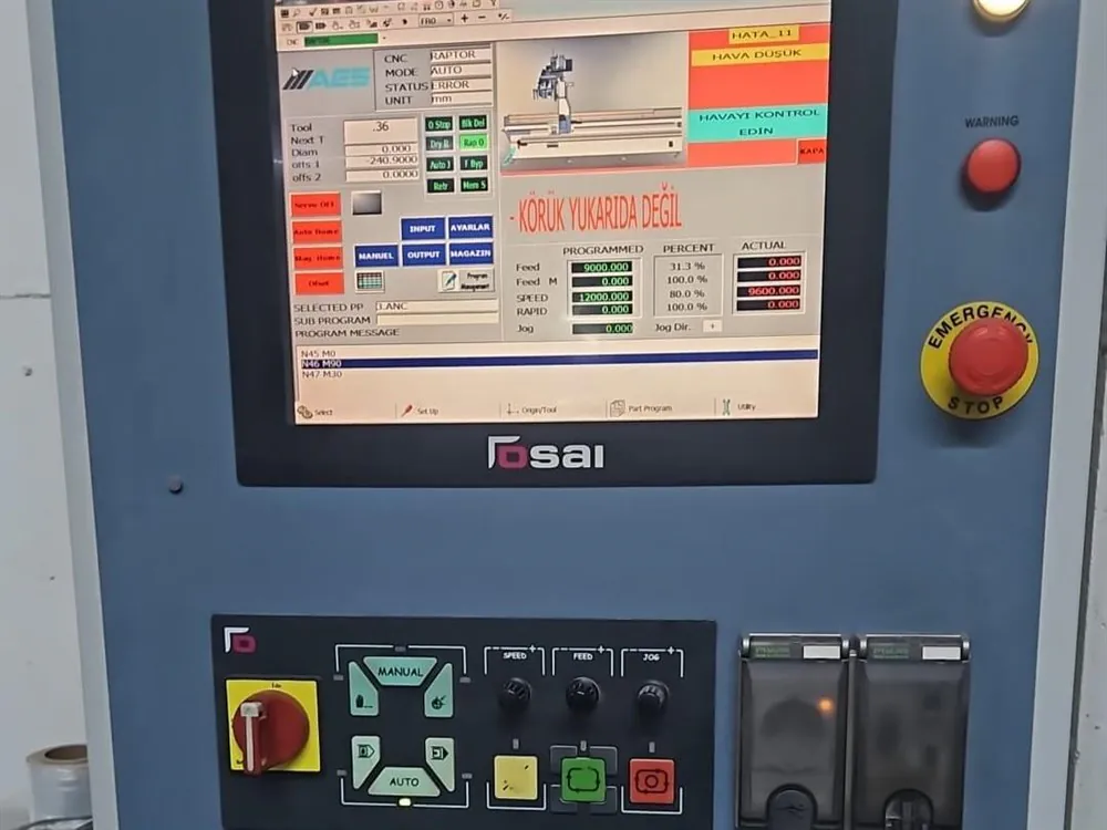 AES Raptor 2142 CNC Nesting Machine (2012) — 10/10