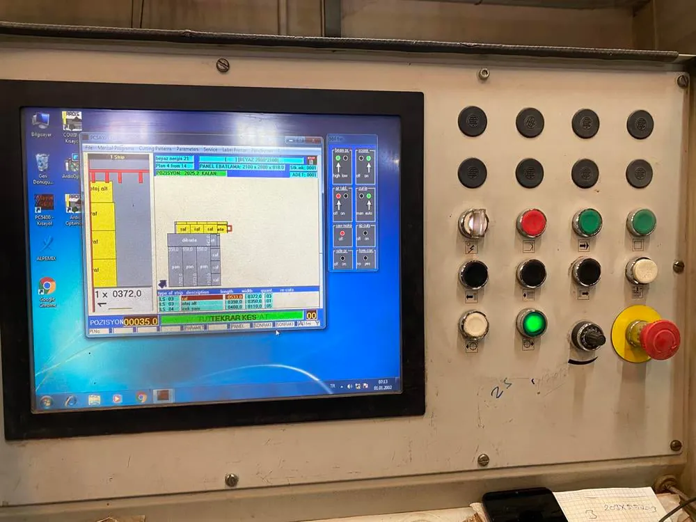 Mayer PS Z 9 Önden Yüklemeli Panel Ebatlama Makinesi (2006) — 12/12
