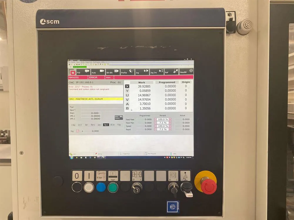 SCM Group Morbidelli UX 100 CNC Delik Makinesi (2017) — 5/17