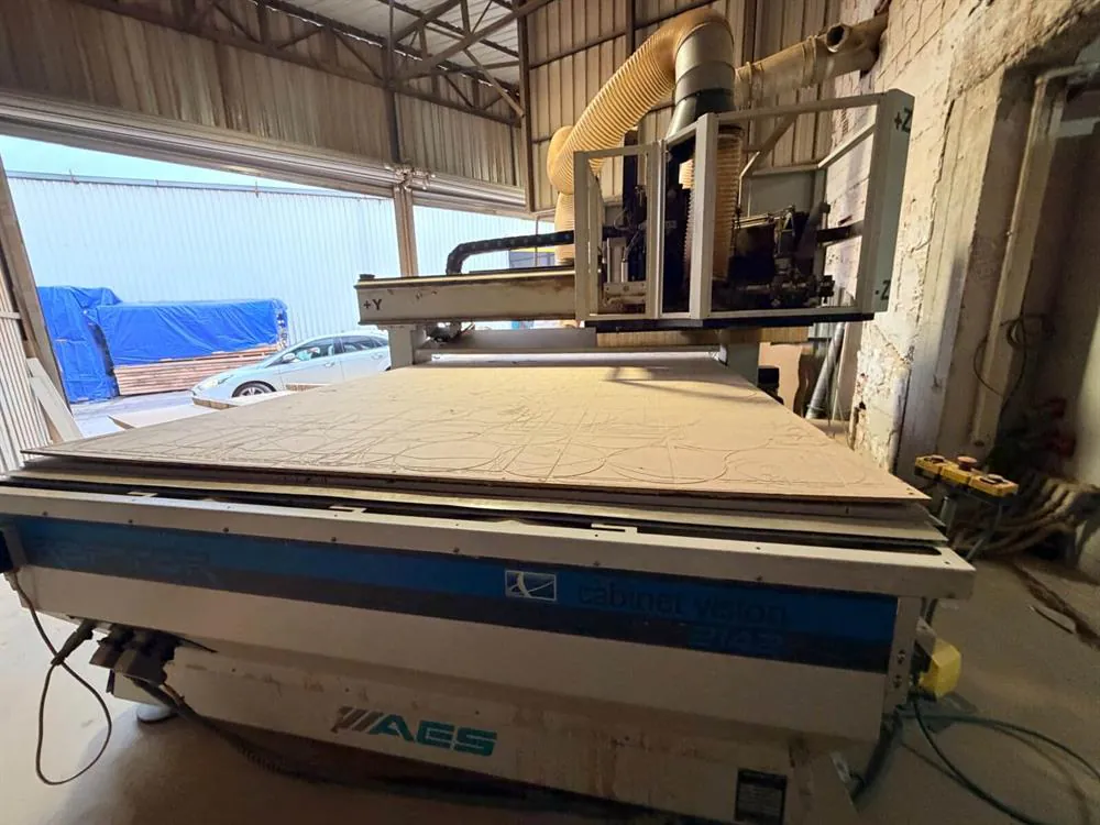 AES Raptor Cabinet 2136 CNC Nesting Makinesi (2013) — 3/25