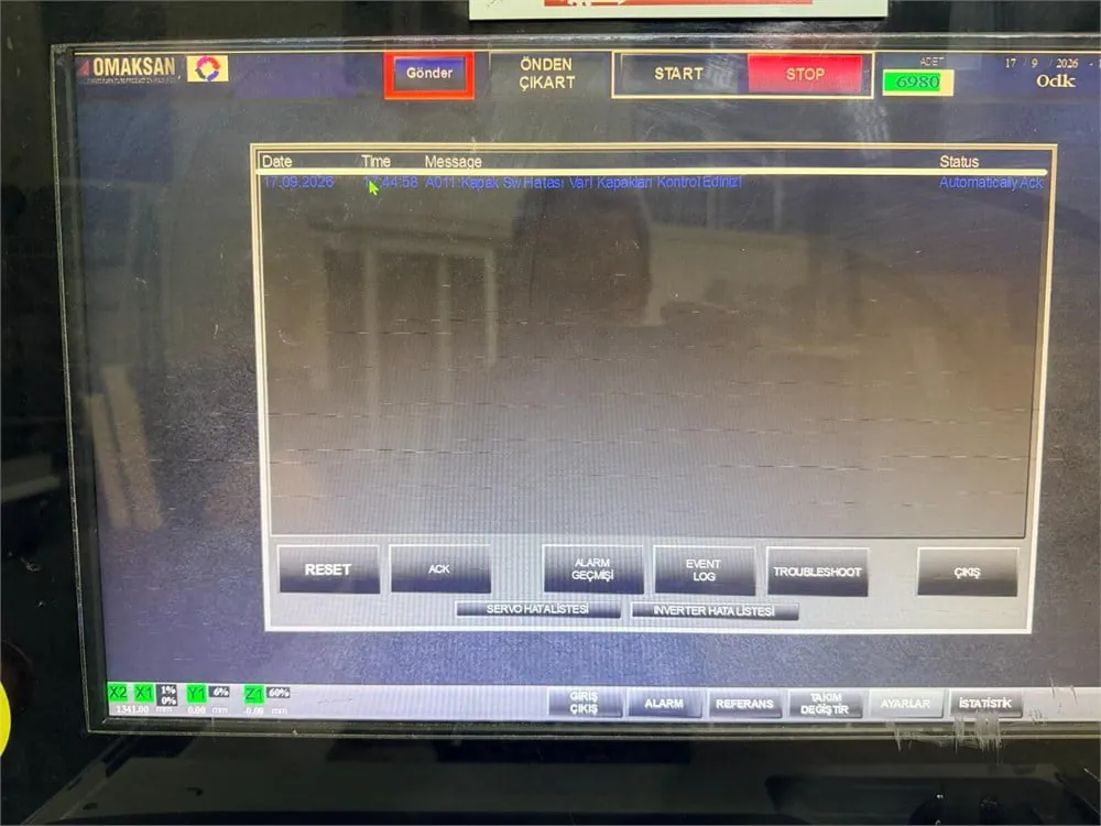 Omaksan Holemaster 4000 X-LINE CNC Delik Delme Makinesi (2023) — 13/15