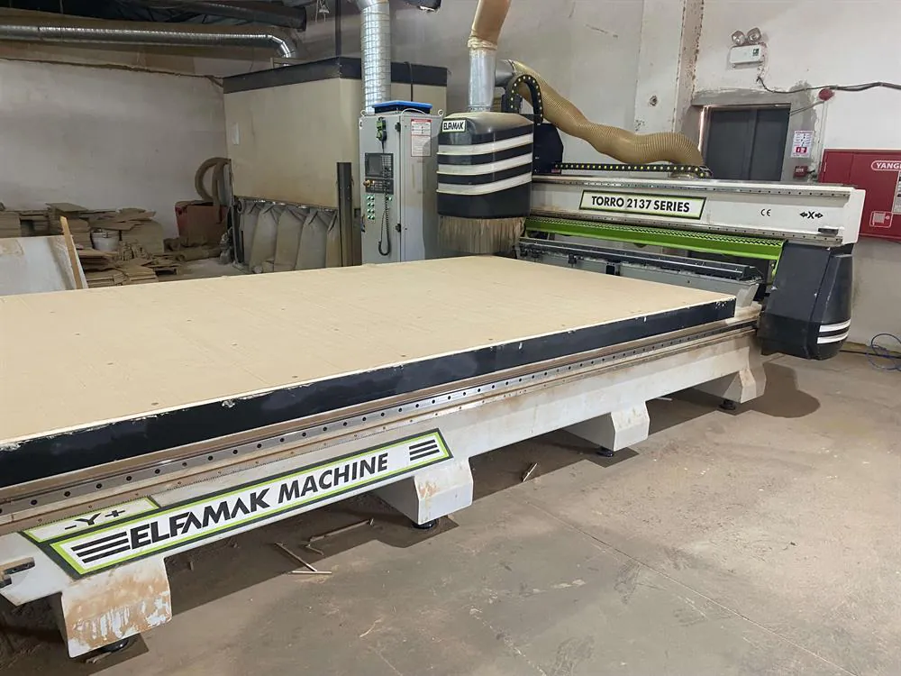 Elfamak Torro 2137 Düz Tabla CNC Router (2019) — 2/10