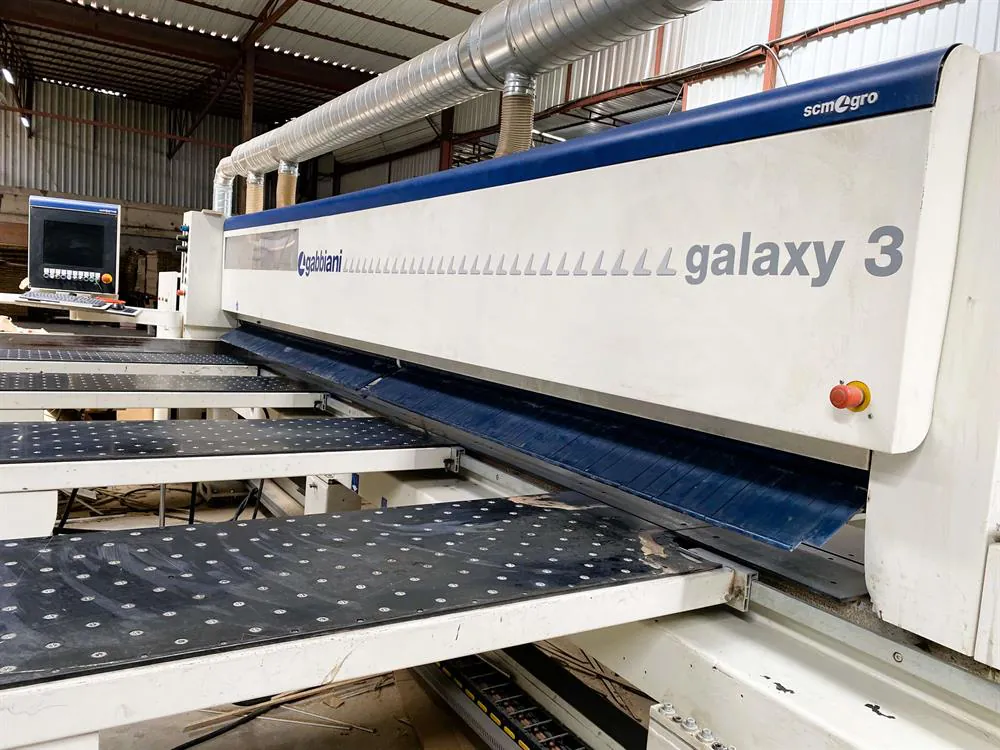 SCM Group Gabbiani Galaxy 3 110 Önden Yüklemeli Panel Ebatlama Makinesi (2015) — 5/12