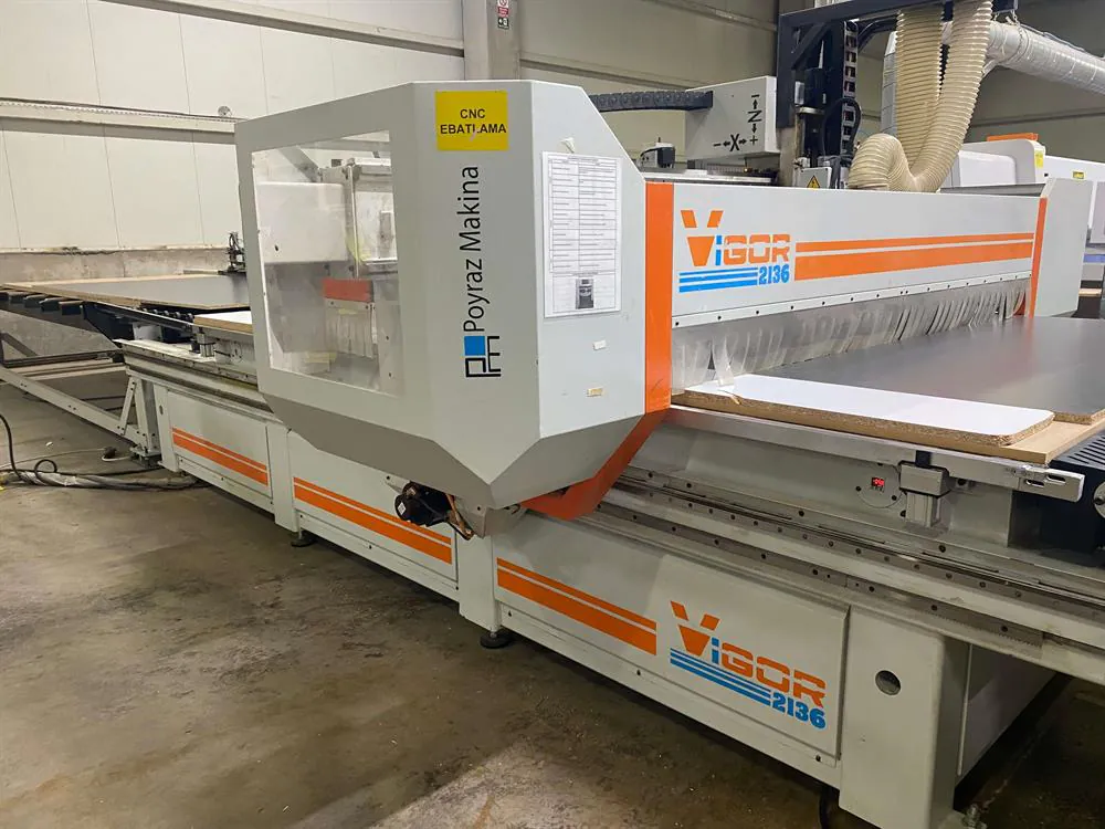 Poyraz CNC Vigor 2136 CNC Nesting Makinesi (2020) — 5/16